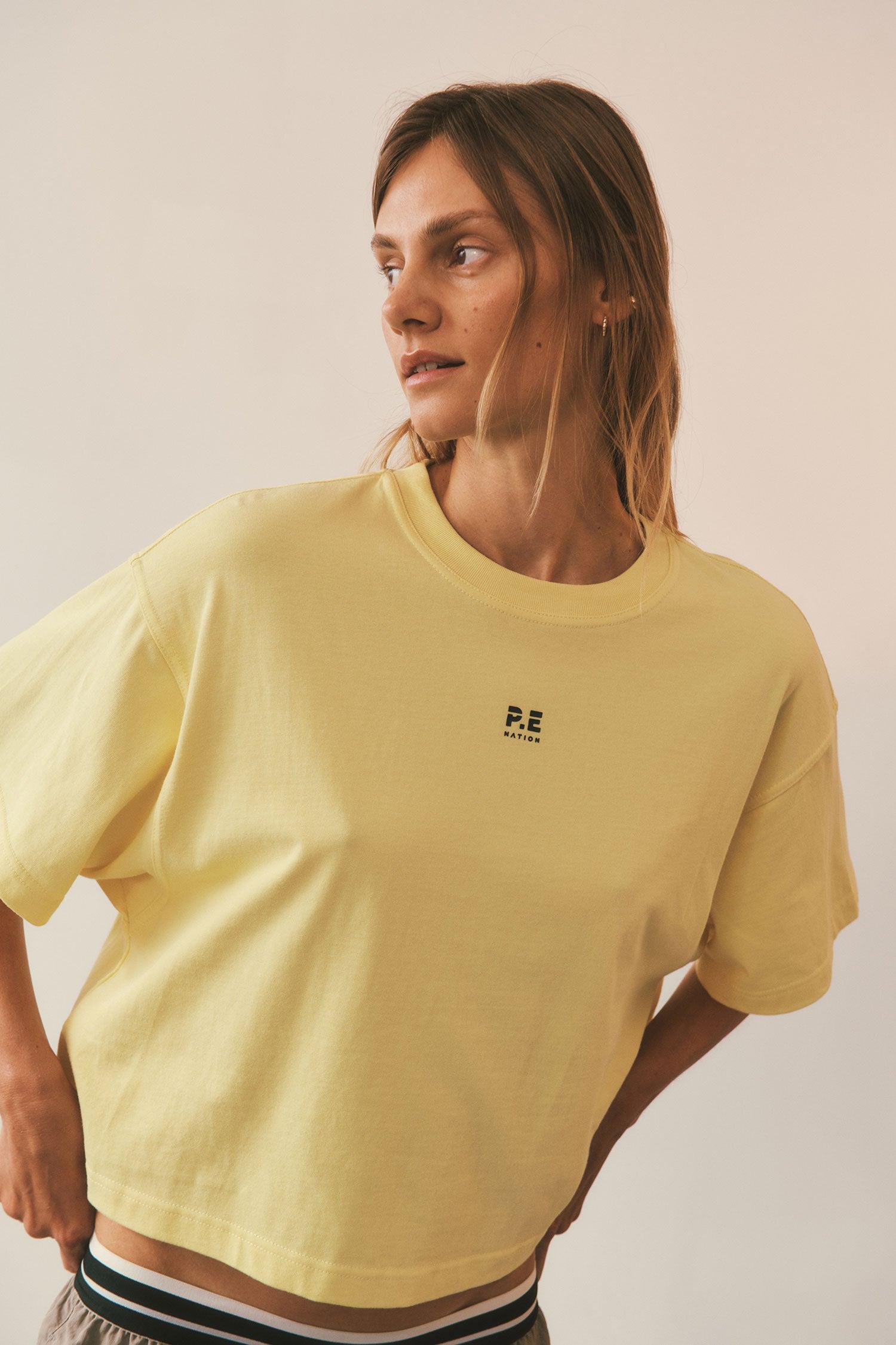 SUPERFINE TEE IN LEMONADE by P.E NATION