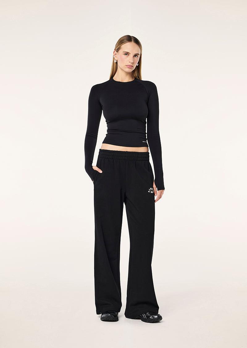 SWERVE TRACKPANT IN BLACK by P.E NATION