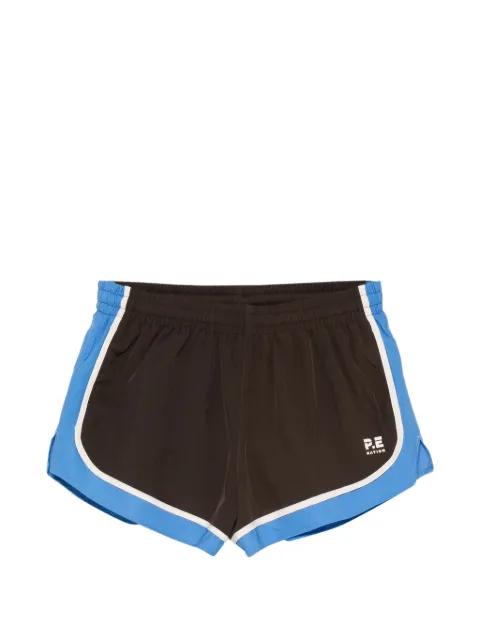 Stride logo-print shorts by P.E NATION