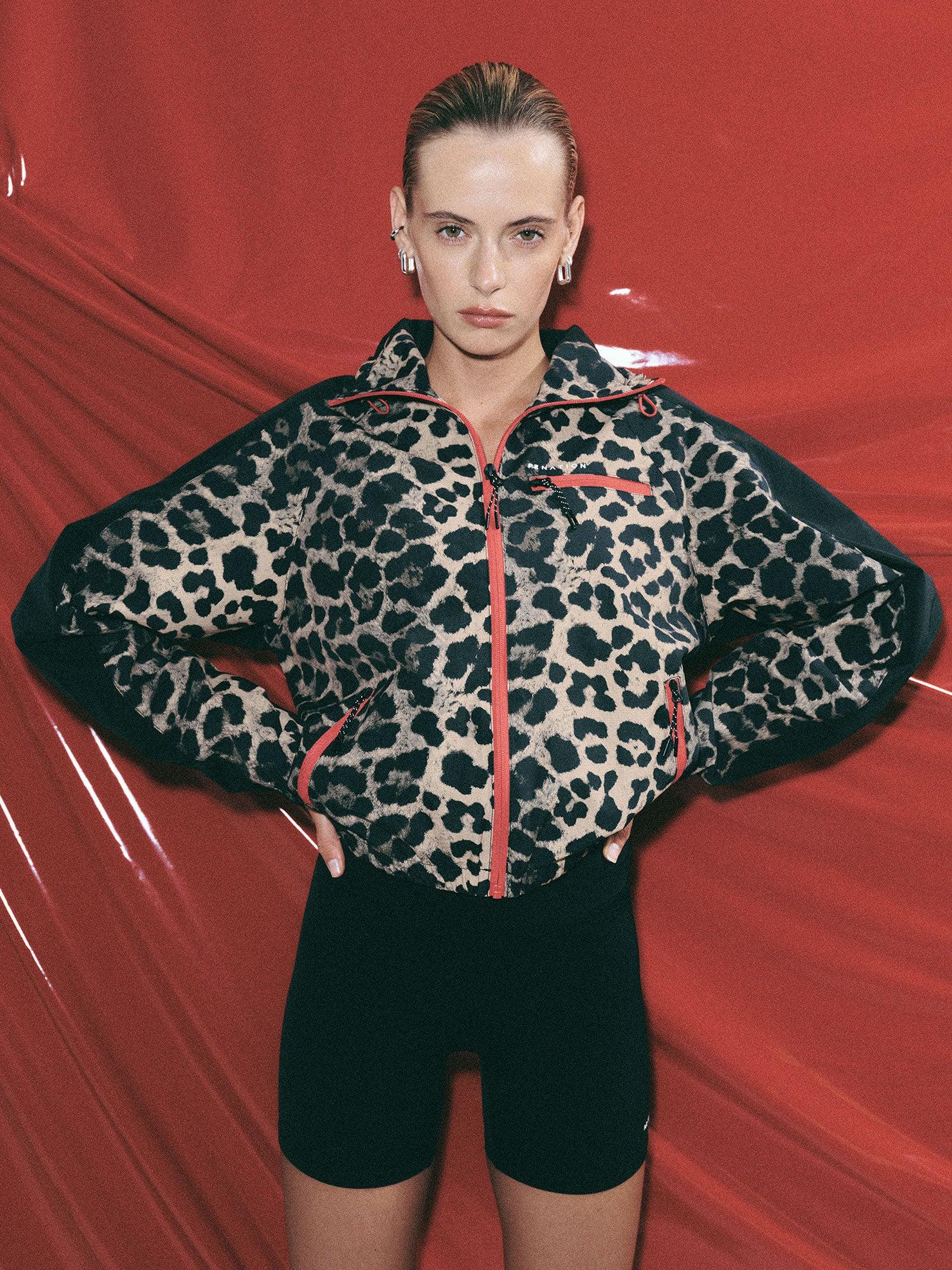 TREK JACKET IN LEOPARD by P.E NATION
