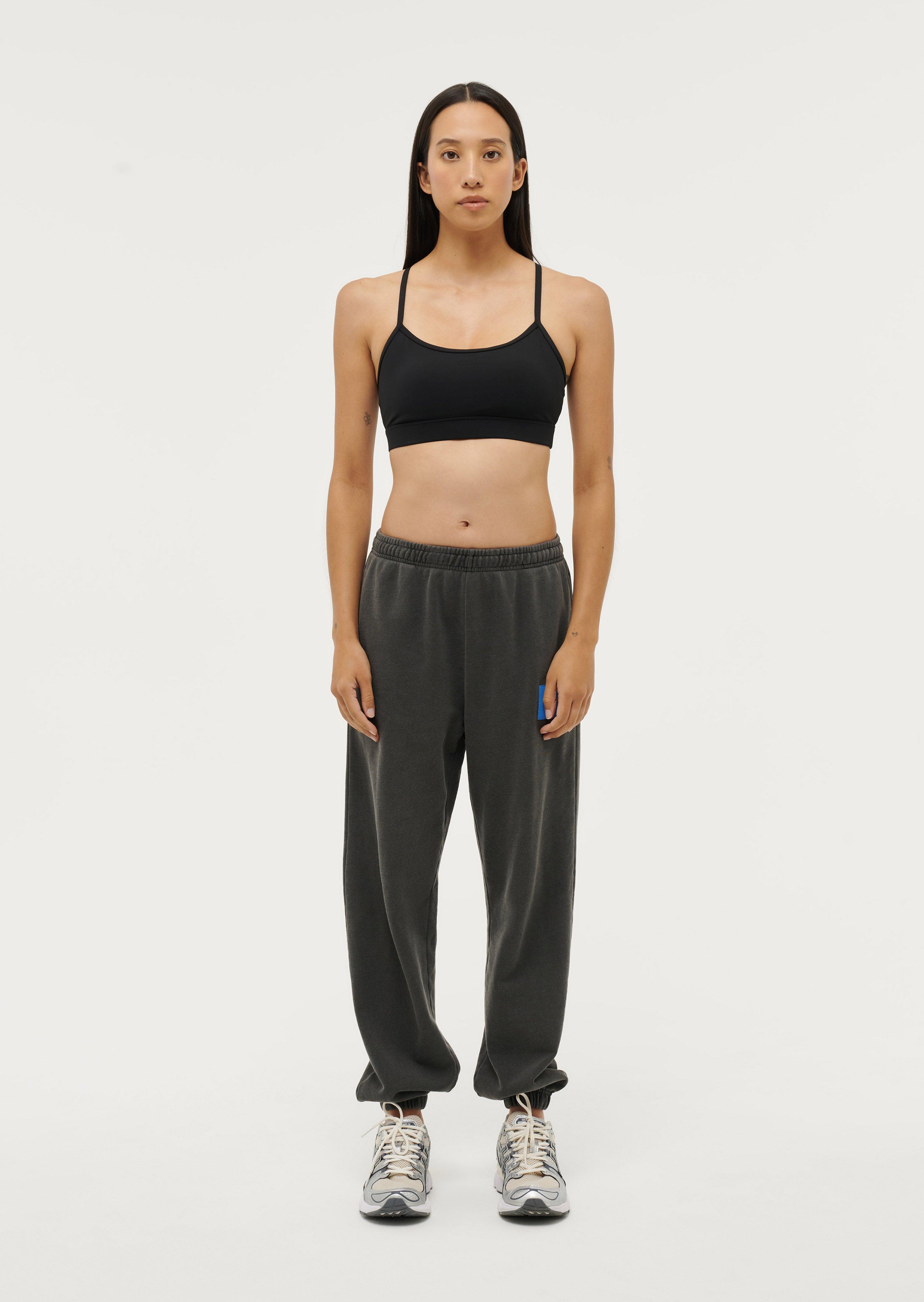 TRIFECTA TRACKPANT IN WASHED BLACK by P.E NATION