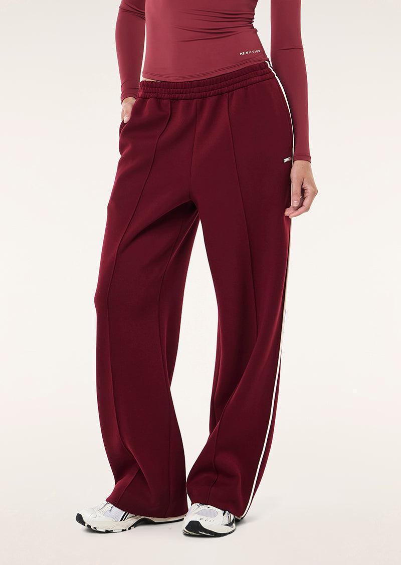 TRIUMPH PANT IN CABERNET by P.E NATION