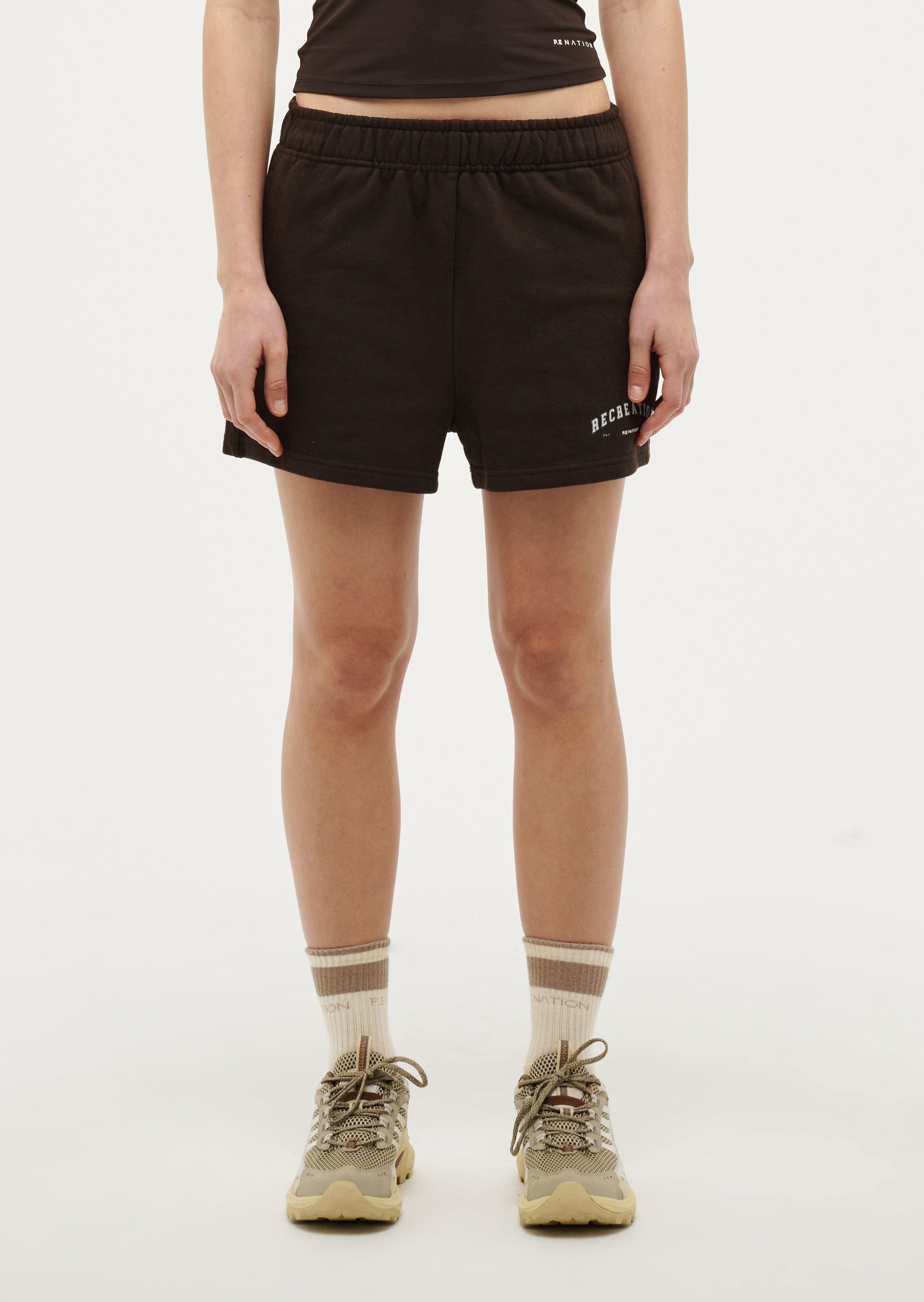 VANTAGE SHORT IN COFFEE by P.E NATION