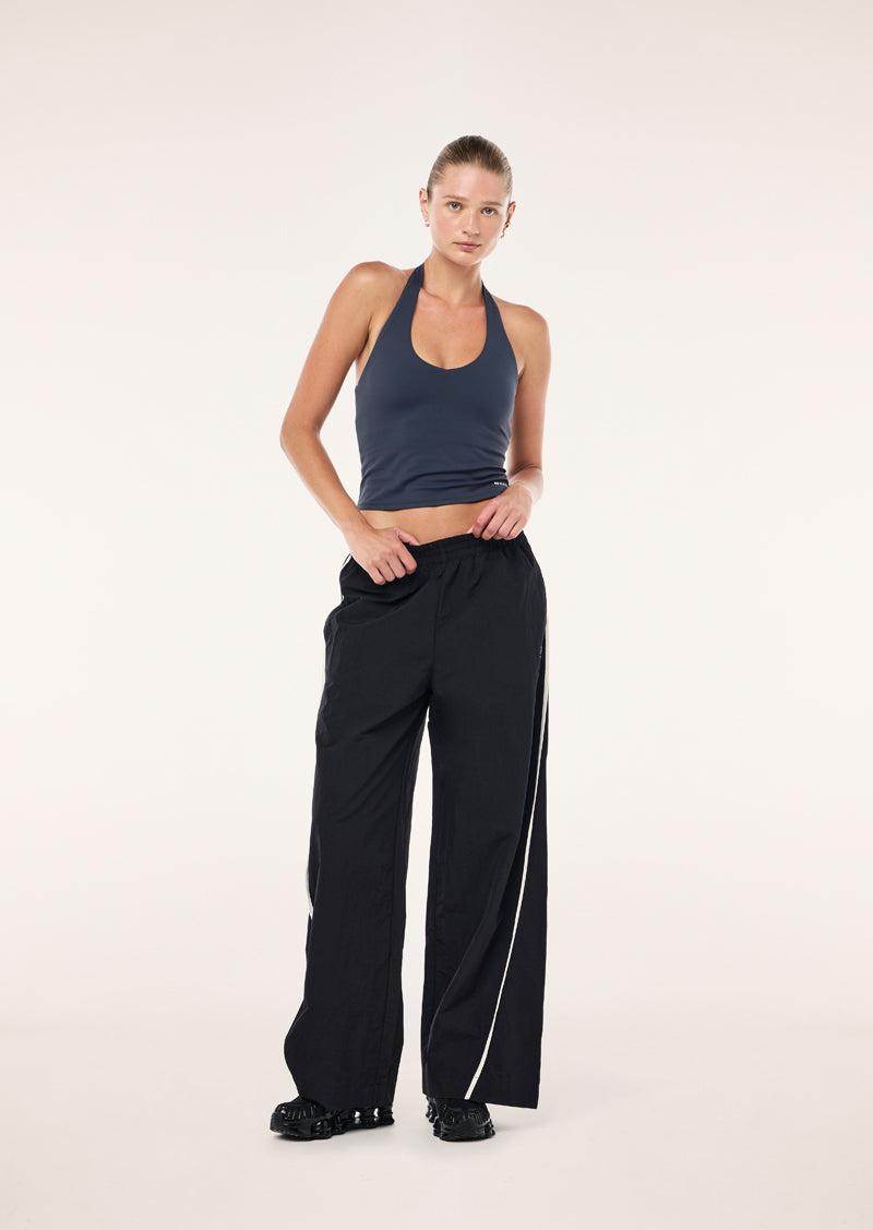 VELOCITY PANT IN BLACK & WHISPER WHITE by P.E NATION