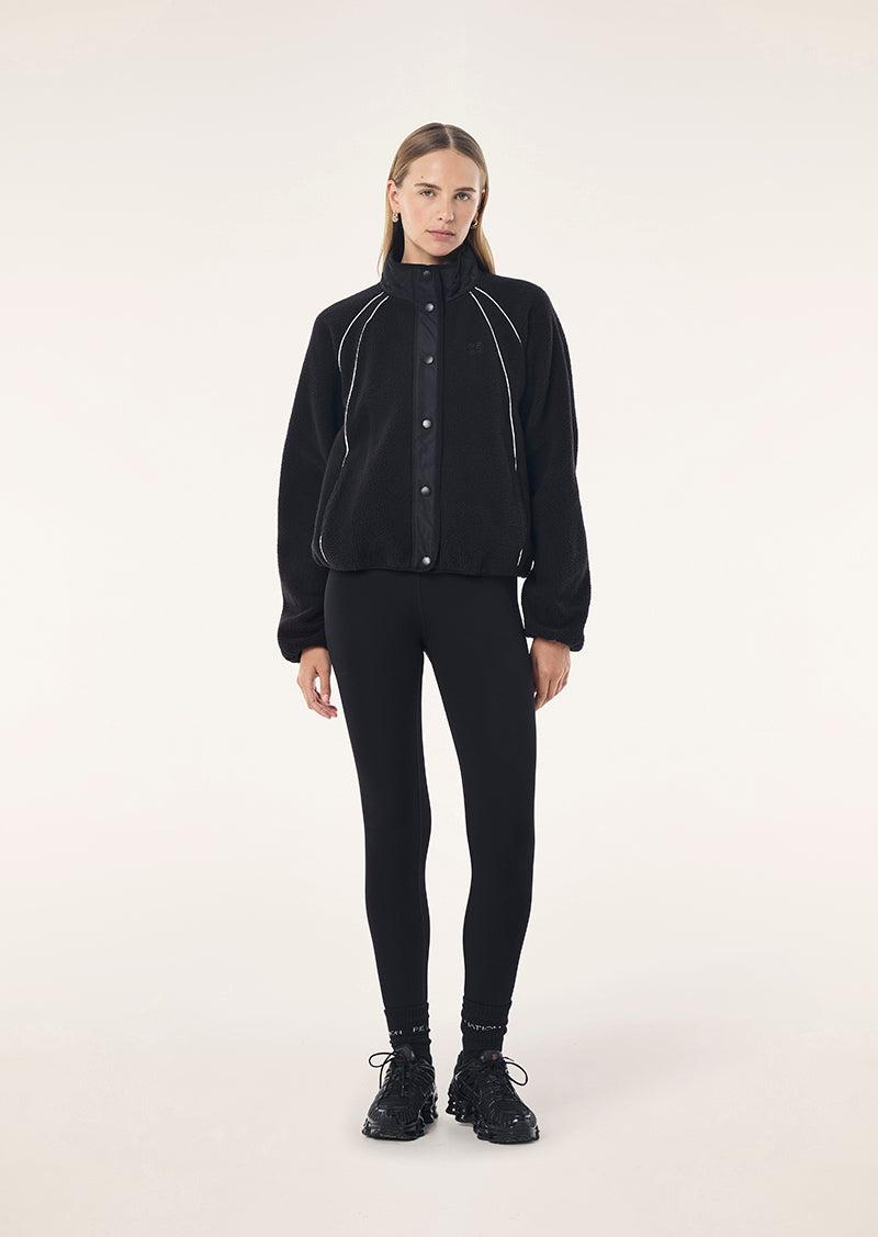 VENTURE SHERPA JACKET IN BLACK by P.E NATION