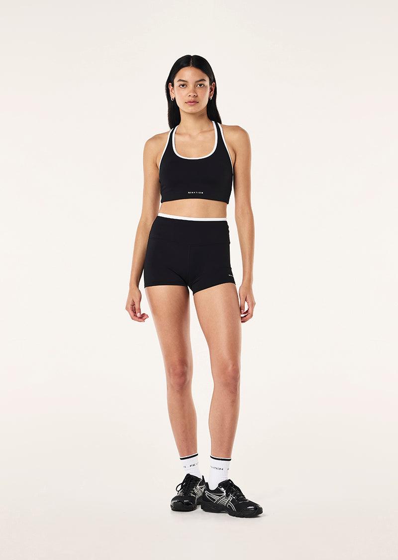 VITA 2.5" BIKE SHORT IN BLACK by P.E NATION