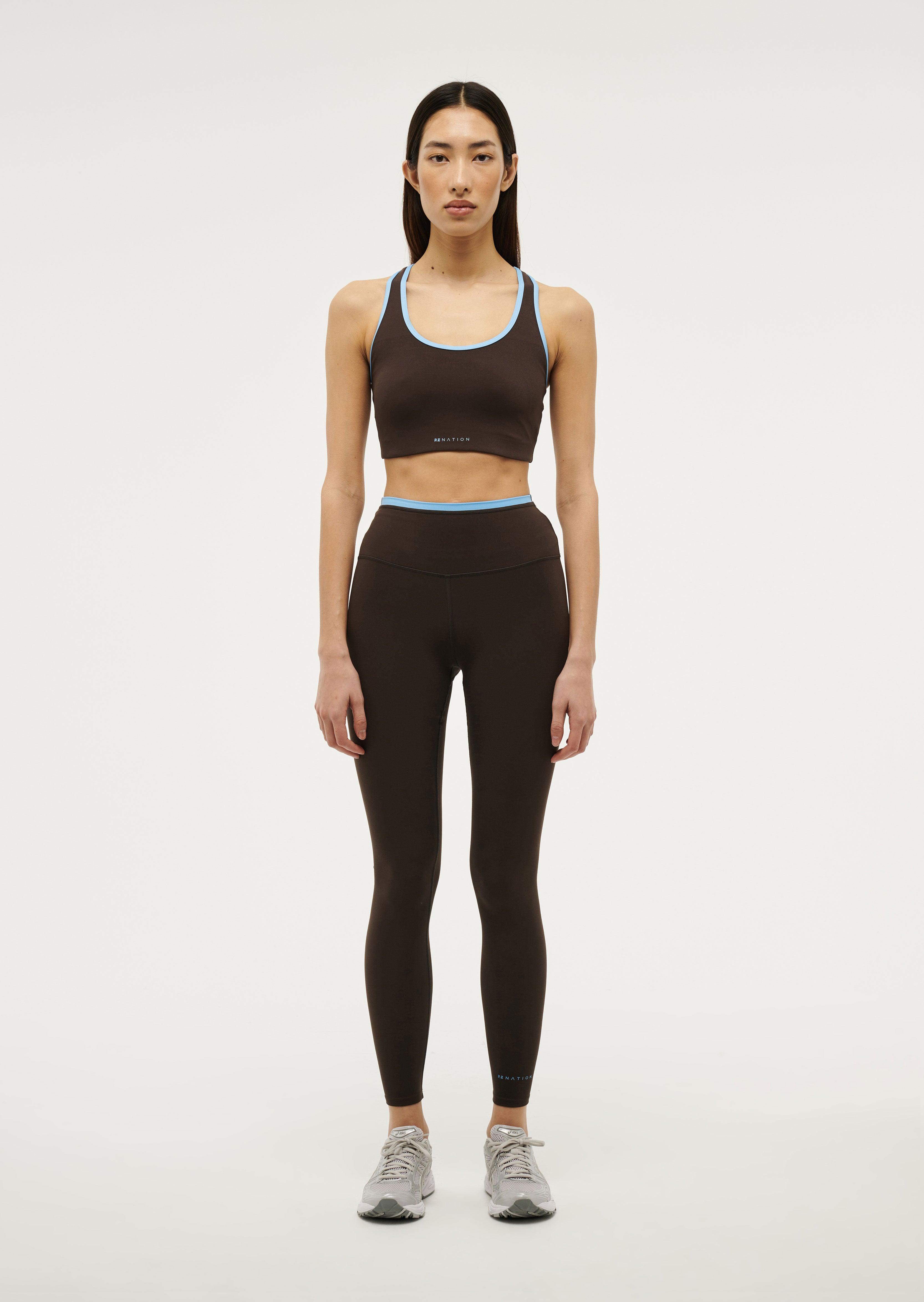 VITA FULL LENGTH LEGGING IN COFFEE by P.E NATION