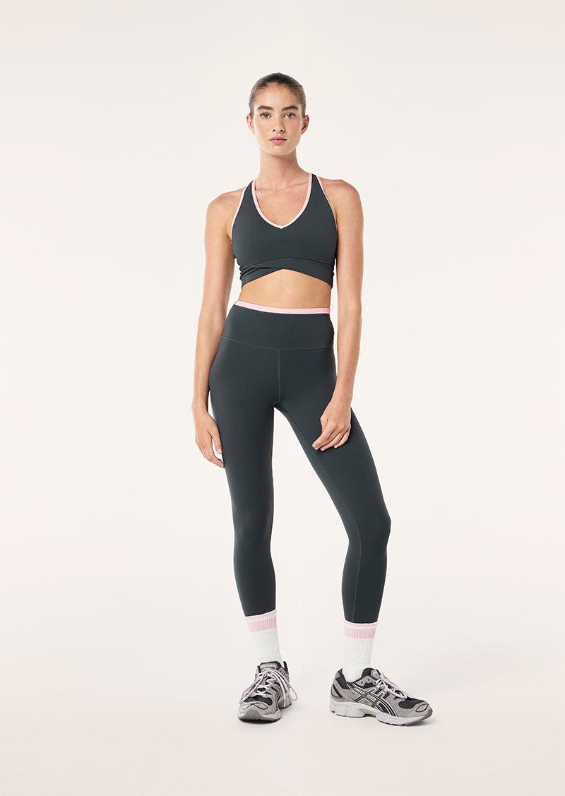 VITA SPORTS BRA IN ASPHALT by P.E NATION