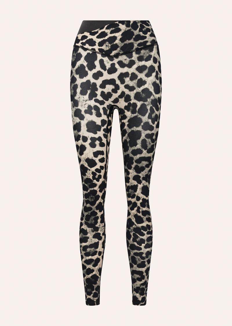 WANDER FULL LENGTH LEGGING IN LEOPARD & SMOKESTONE by P.E NATION