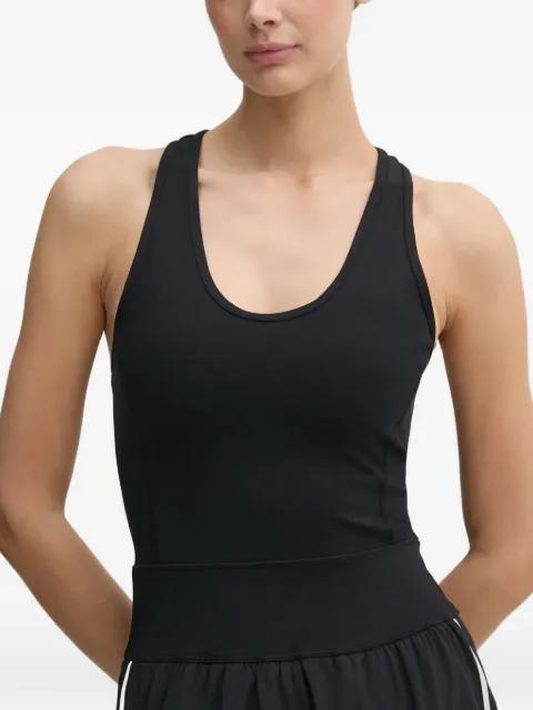 round-neck logo-print playsuit by P.E NATION