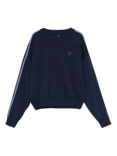 stripe-detail knit jumper by P.E NATION