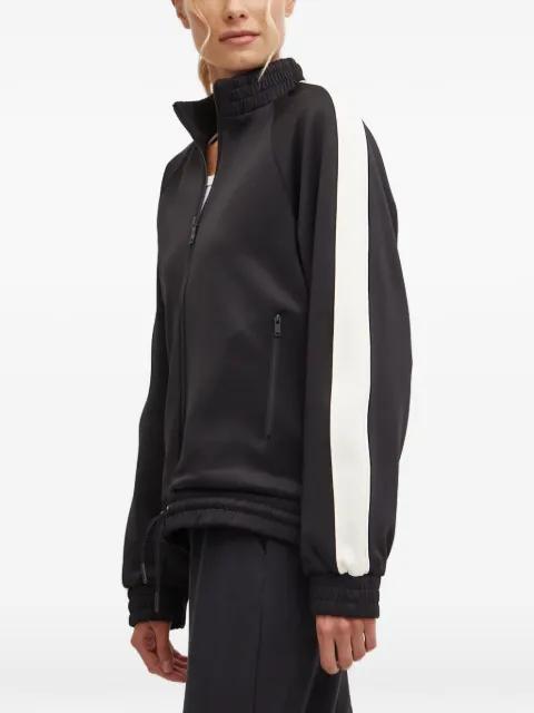 stripe-detail zip-fastening sweatshirt by P.E NATION