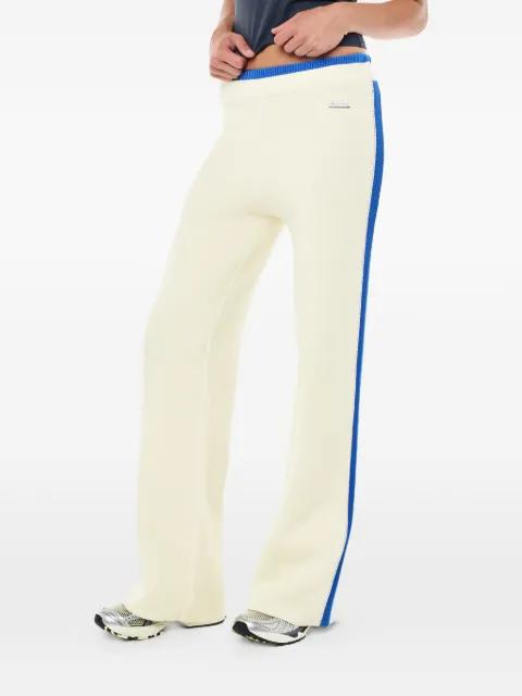 striped knit track pants by P.E NATION