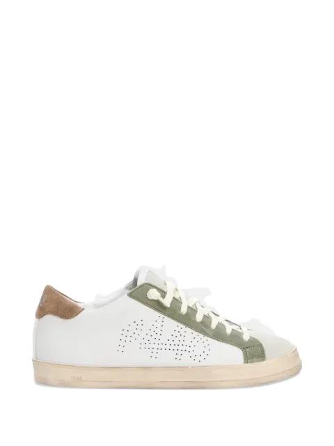 John logo-perforated sneakers by P448