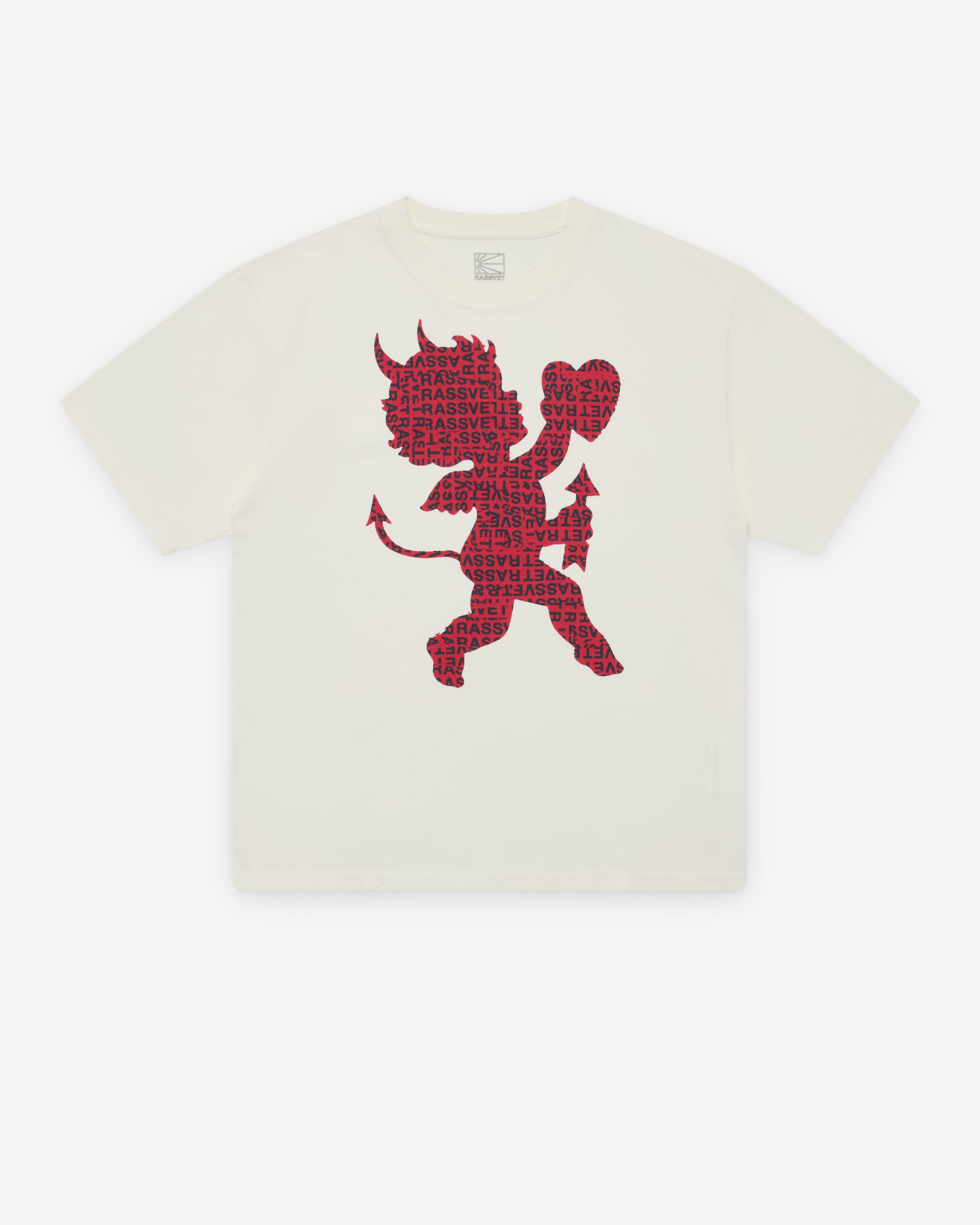 Rassvet - Men's Devil T-Shirt - (White) by PACCBET