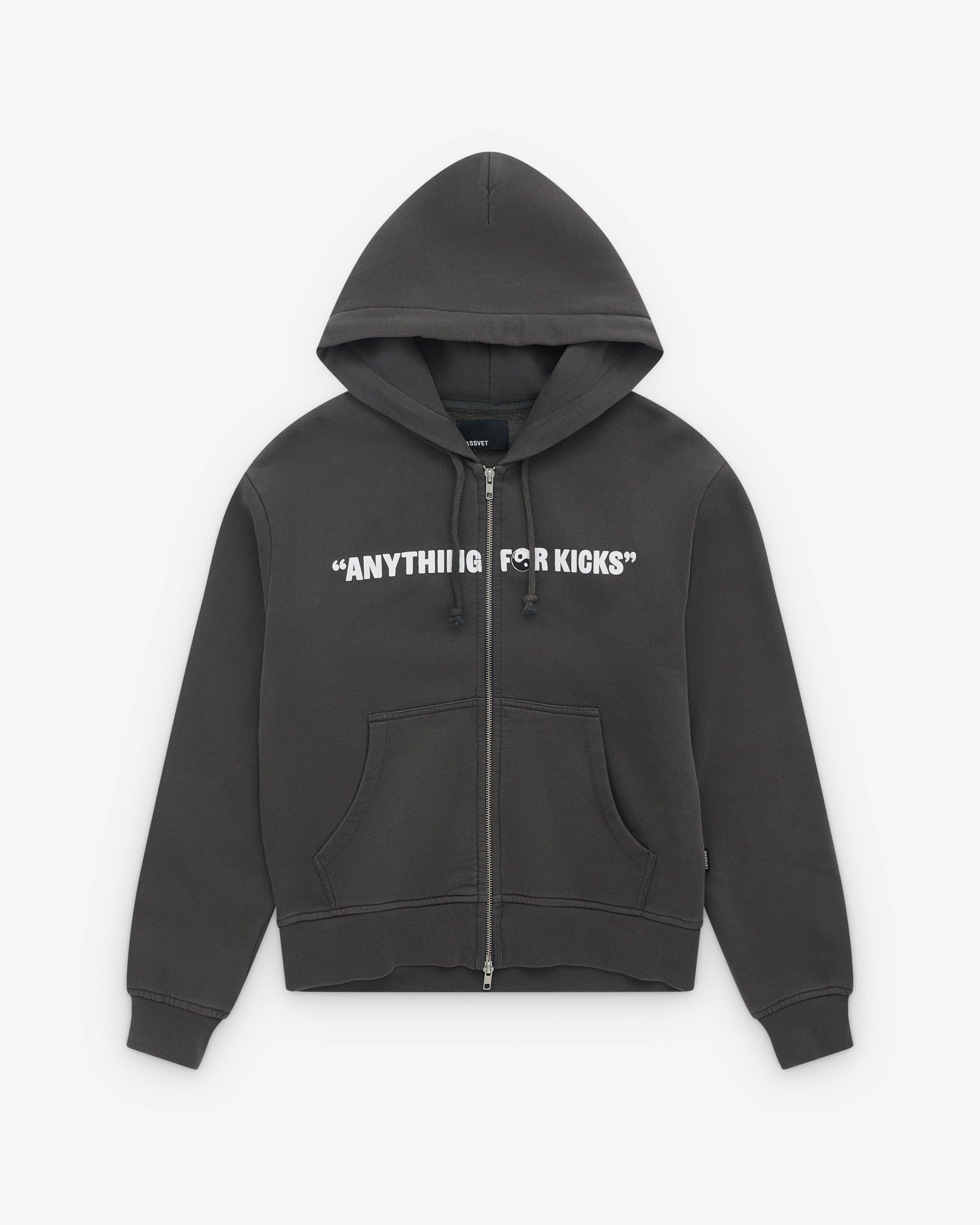 Rassvet - Men’s Dojo Zip Hoodie Knit - (Black) by PACCBET