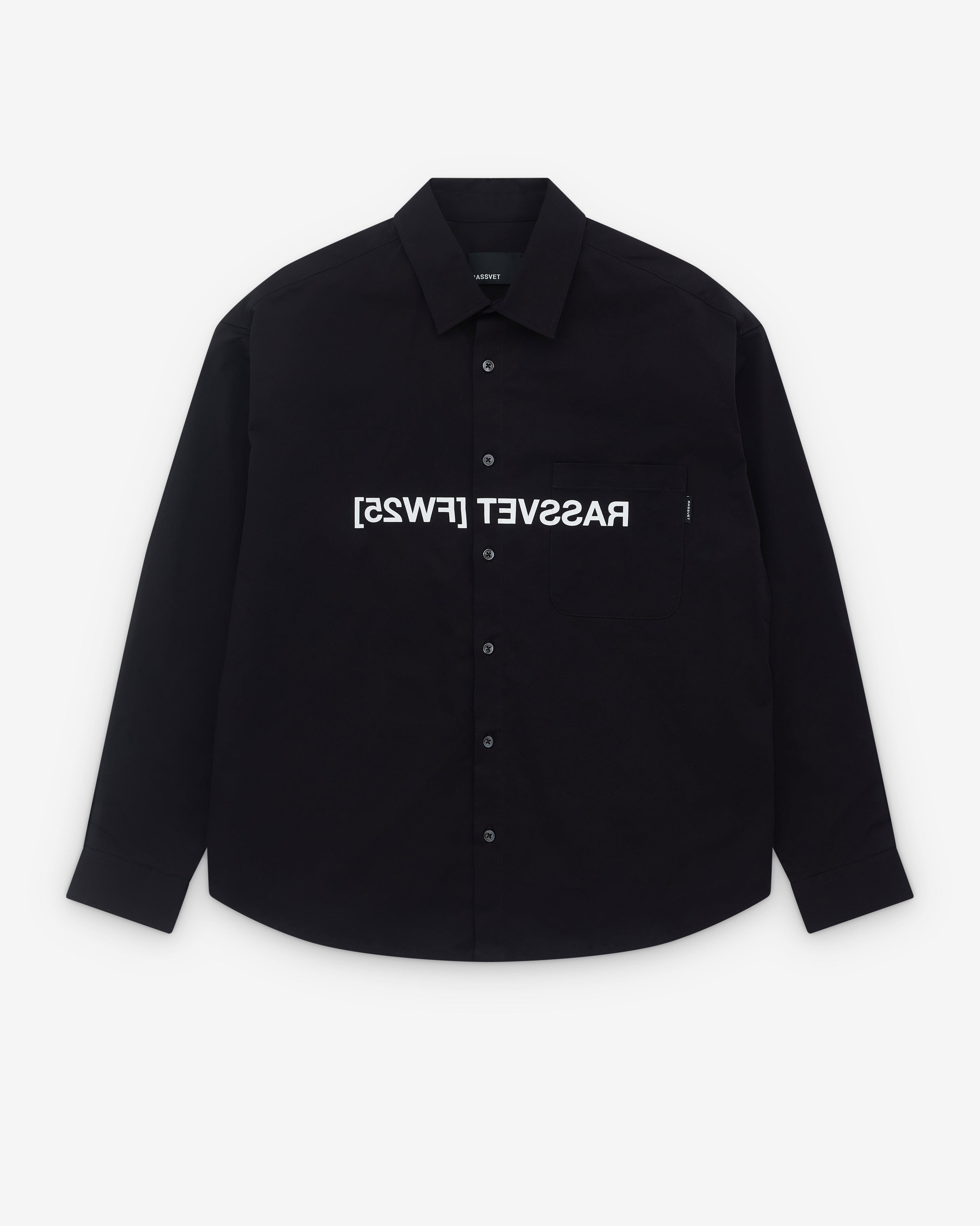 Rassvet - Men’s Men Combo Office Shirt - (Black) by PACCBET