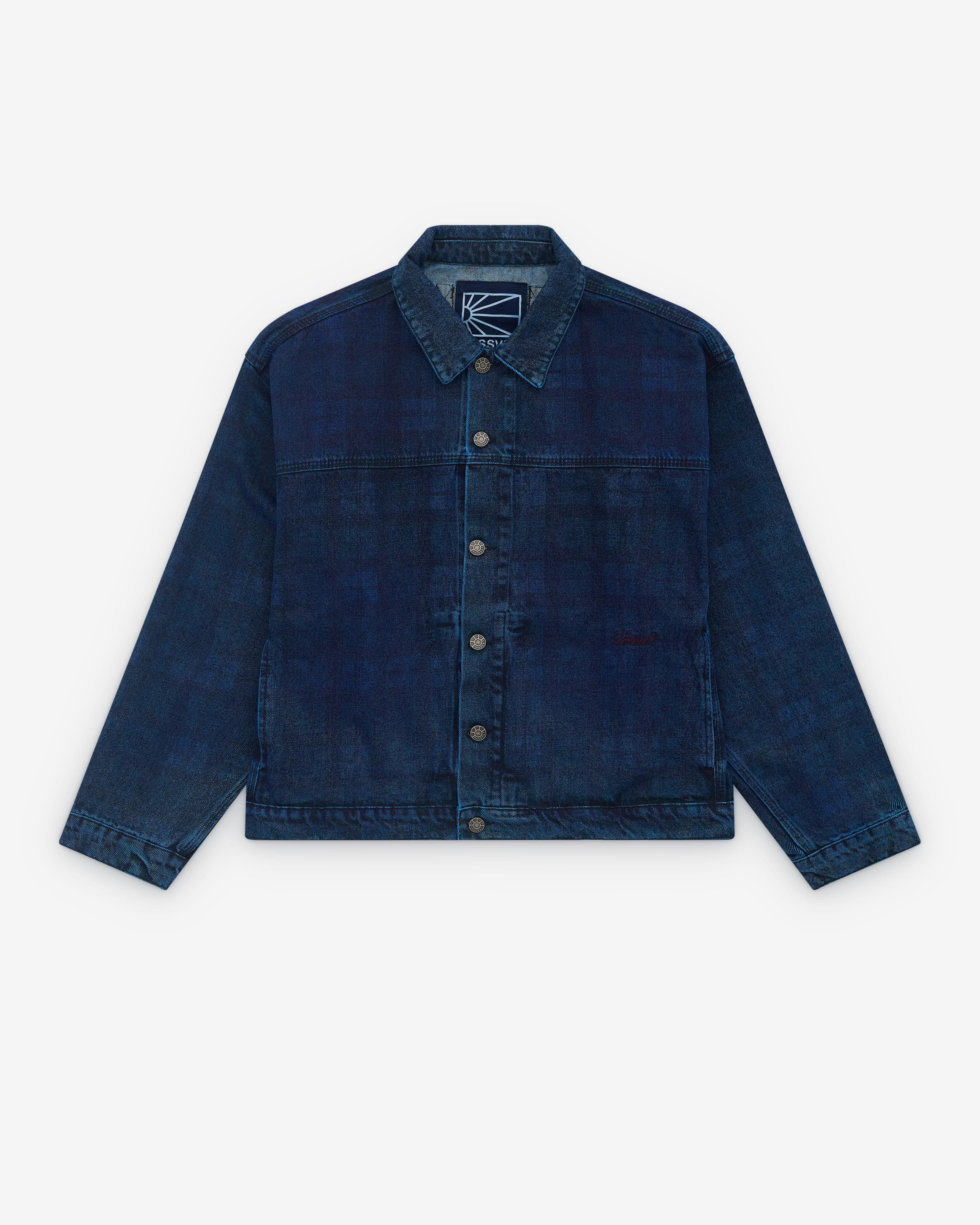 Rassvet - Men’s Printed Denim Jack - (Blue) by PACCBET