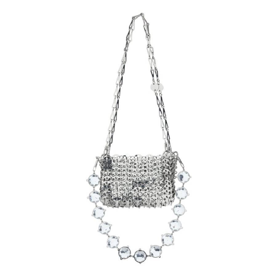 Paco Rabanne 1969 Nano Double Chain Shoulder Strap Bag by PACO RABANNE