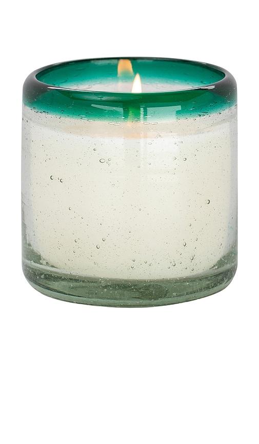 Paddywax Cactus Flower Bamboo Candle in Green by PADDYWAX