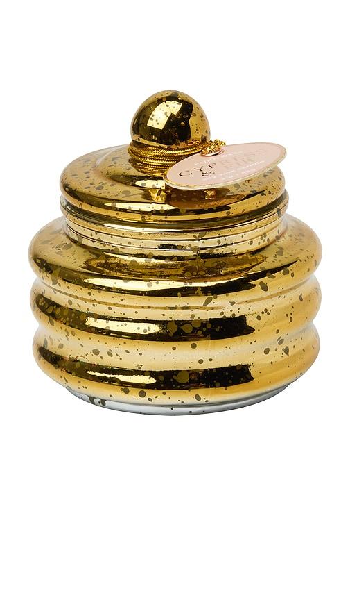 Paddywax Cypress & Fir 3oz Gold Candle in Beauty by PADDYWAX