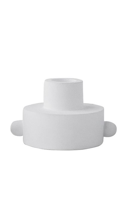 Paddywax Taper & Tea Light Holder in White by PADDYWAX