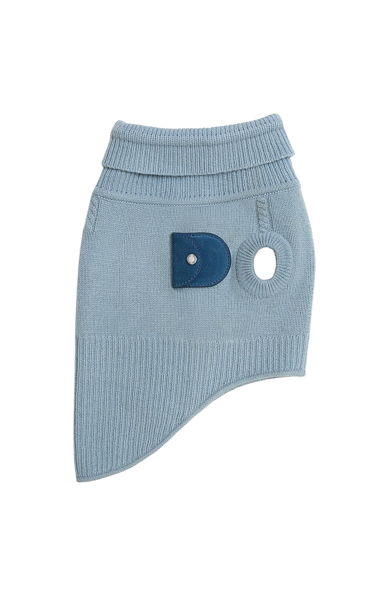 PAGERIE - The Bonny Cashmere Dog Sweater - Light Blue - Moda Operandi by PAGERIE
