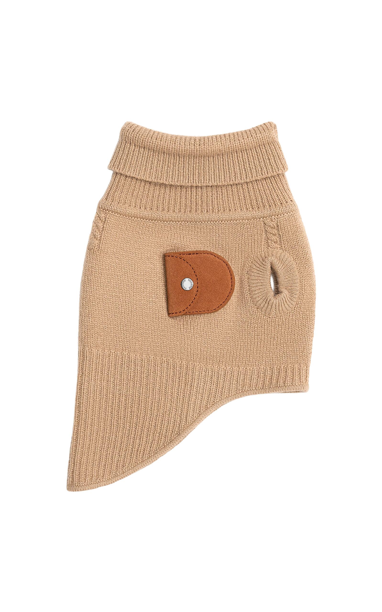 PAGERIE - The Bonny Cashmere Dog Sweater - Nude - Moda Operandi by PAGERIE