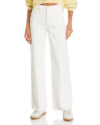 Anessa 31" High Rise Raw Hem Jeans in Tonal Exru by PAIGE