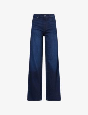 "Anessa 33"" Wide-Leg Stretch-Denim Jeans" by PAIGE