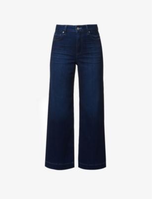 Anessa Ankle Wide-Leg Denim Jeans by PAIGE