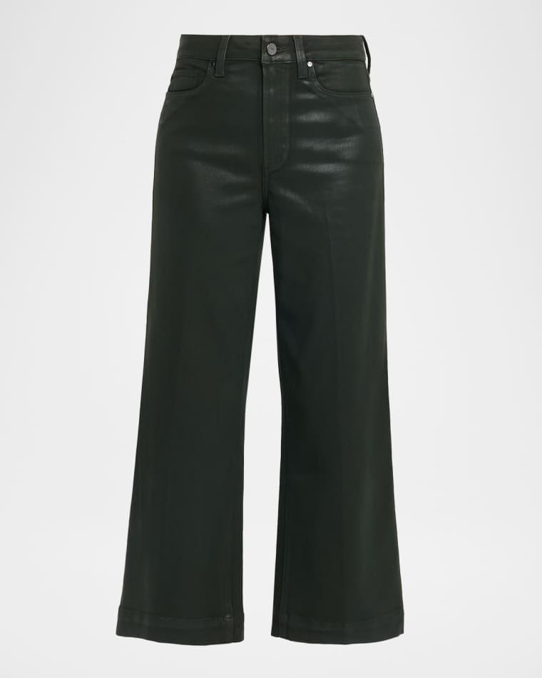Anessa Coated Wide Ankle Jeans by PAIGE