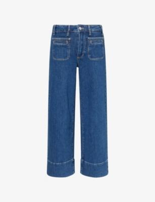 Anessa High-Rise Wide-Leg Denim Jeans by PAIGE