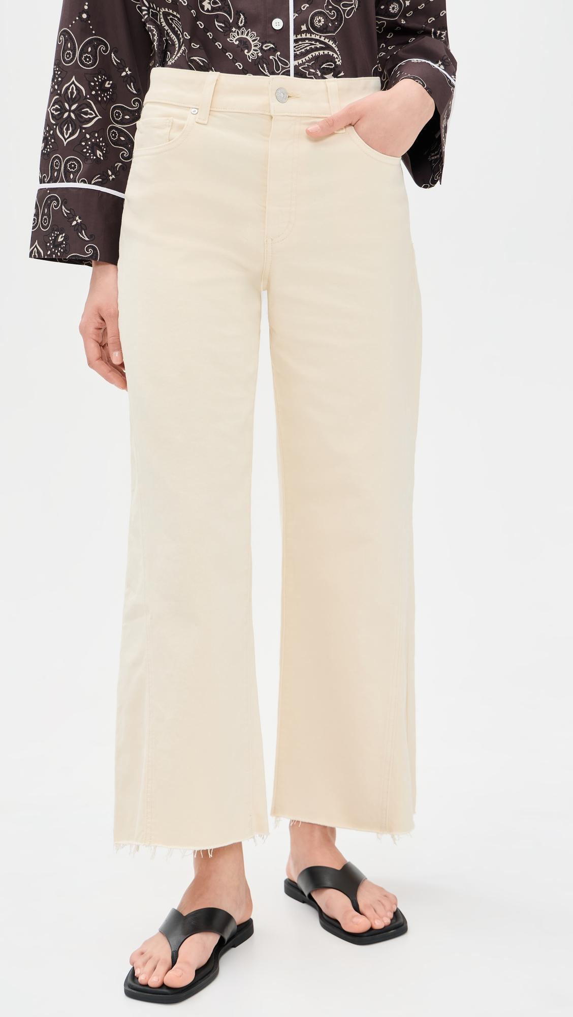 Anessa Jeans with Twisted Outseam Panel and Raw Hem by PAIGE