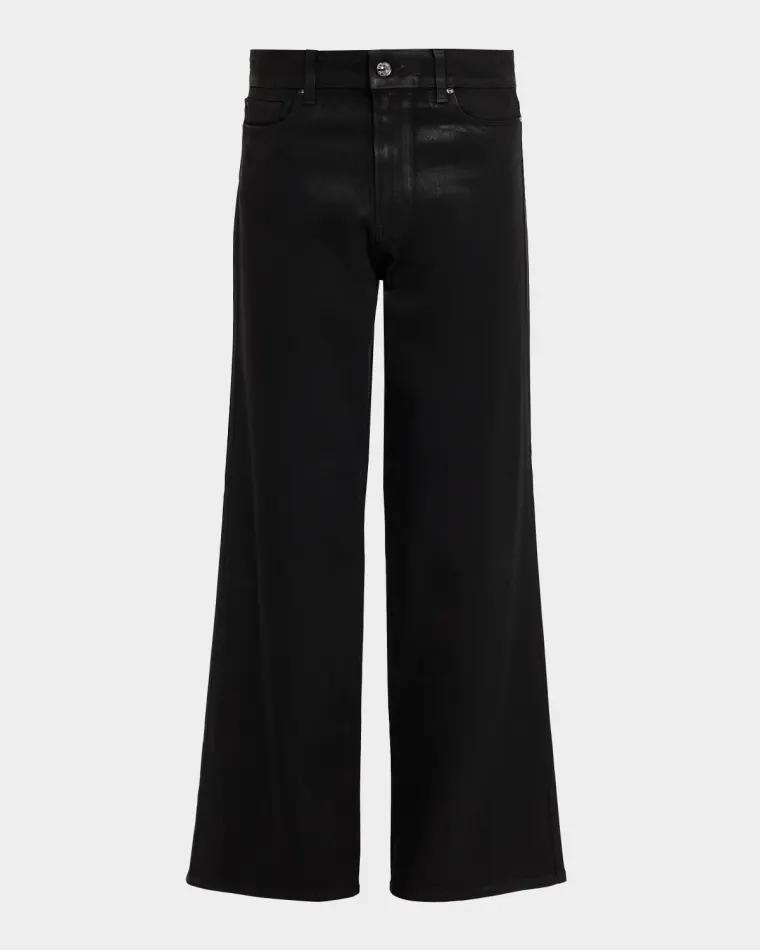 Anessa Wide-Leg Coated Jeans by PAIGE