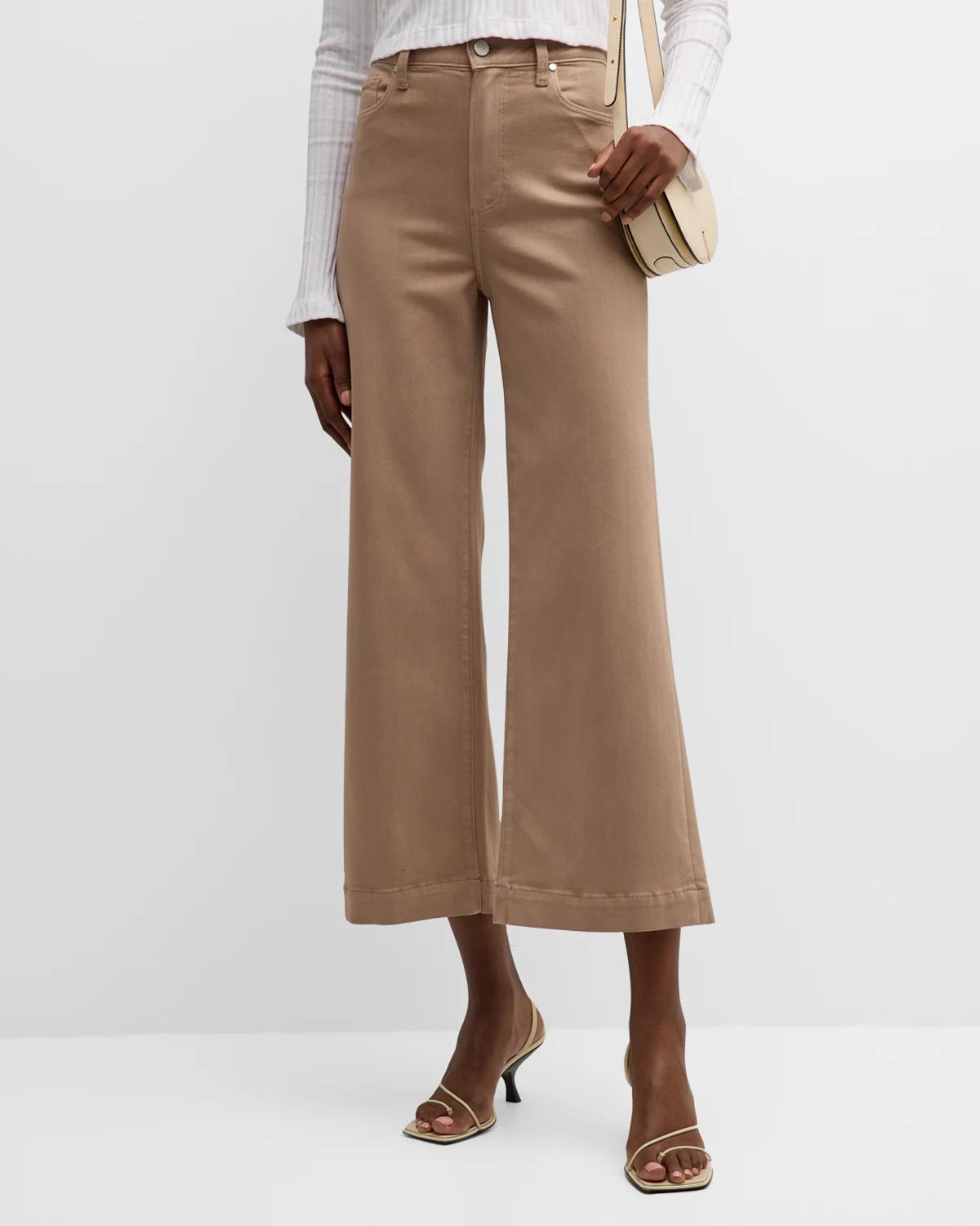 Anessa Wide-Leg Crop Jeans by PAIGE
