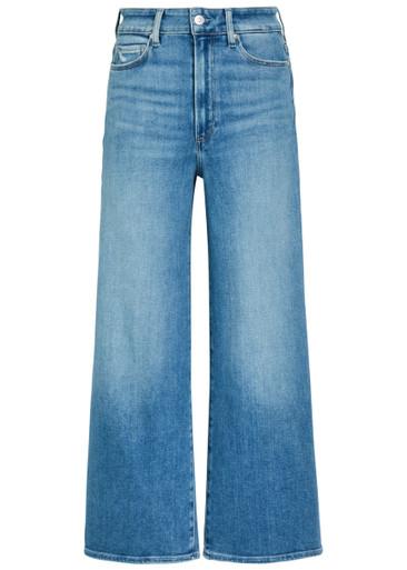 Anessa cropped wide-leg jeans by PAIGE