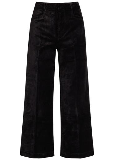 Anessa wide-leg velvet trousers by PAIGE
