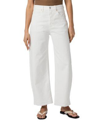 Arellia Ankle Barrel Leg Jeans in Tonal Ecru by PAIGE