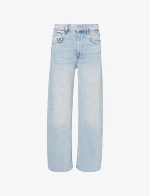 Arellia Skimmer Barrel-Leg Denim Jeans by PAIGE