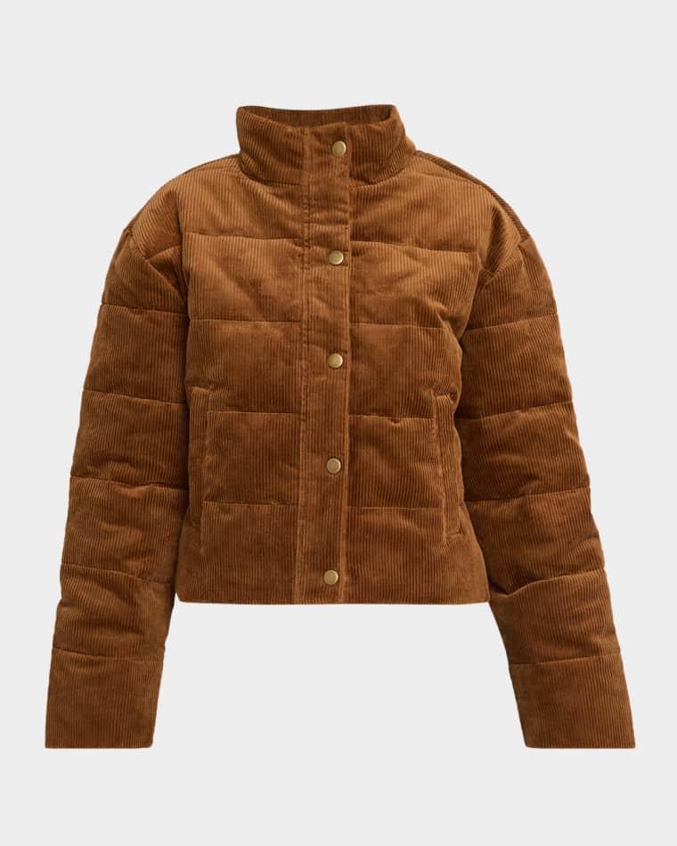 Astor Corduroy Puffer Jacket by PAIGE