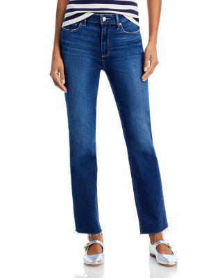 Cindy High Rise Ankle Straight Jeans by PAIGE