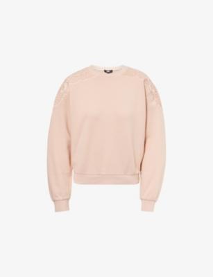 Dagmar Lace-Trim Cotton Sweatshirt by PAIGE