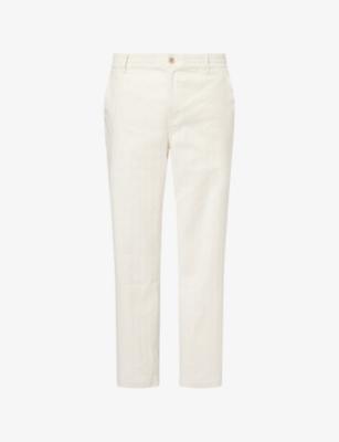 Eberton Straight-Leg Cotton Trousers by PAIGE