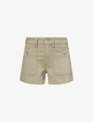 Fallon Mid-Rise Denim Shorts by PAIGE