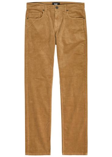 Federal slim straight-leg corduory trousers by PAIGE