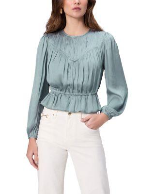 Gansevoort Peplum Top by PAIGE