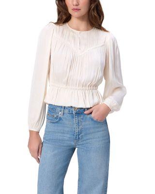 Gansevoort Peplum Top by PAIGE