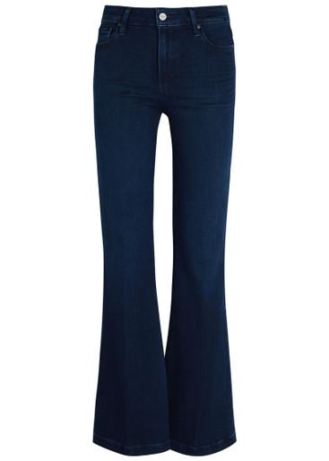 Genevieve flared-leg jeans by PAIGE