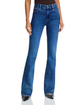 High Rise Laurel Canyon Bootcut Jeans in Acapella by PAIGE